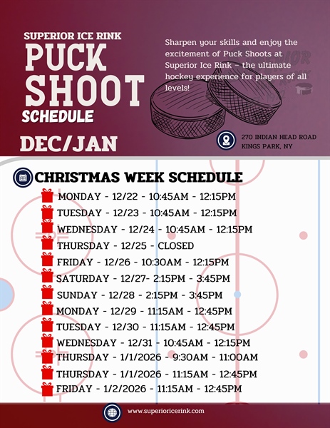 December Holiday Puck Shoots