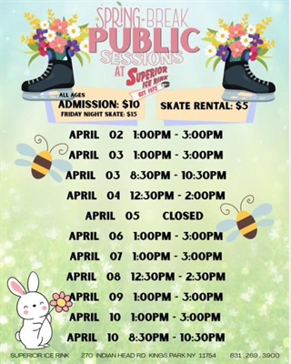 April Break 2026 - Puckshoot and Public Session